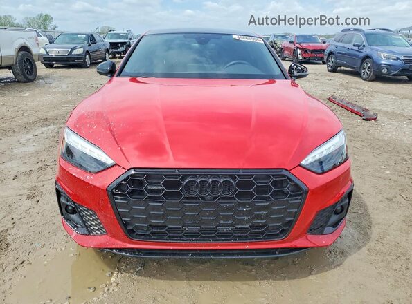 WAUFACF57PA024454 2023 AUDI A5 Red Front view