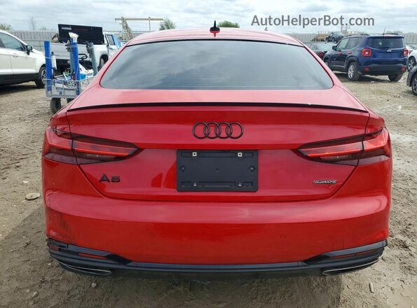 WAUFACF57PA024454 2023 AUDI A5 Red Rear view
