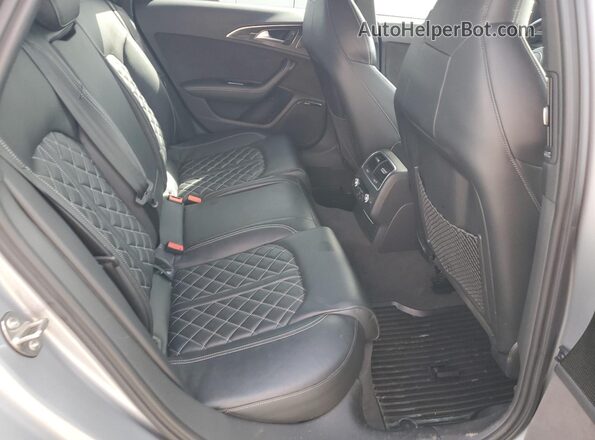 WAUFFAFCXHN131173 2017 AUDI S6 Gray Вид задніх сидінь