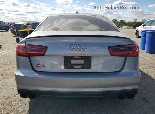 WAUFFAFCXHN131173 2017 AUDI S6 Gray Вид ззаду