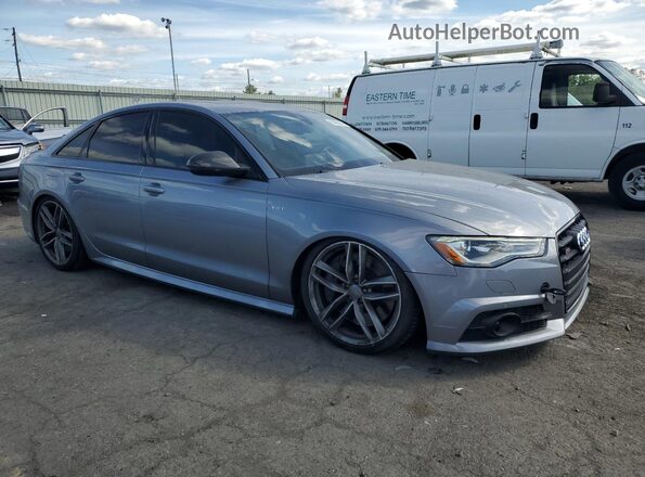 WAUFFAFCXHN131173 2017 AUDI S6 Gray Передня права чверть