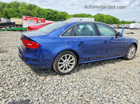 WAUFFAFL1GN011065 2016 AUDI A4 Blue Задня права чверть