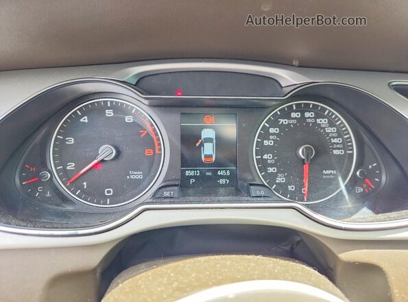 WAUFFAFL7GN005531 2016 AUDI A4 Blue ხელსაწყოთა პანელის ხედი