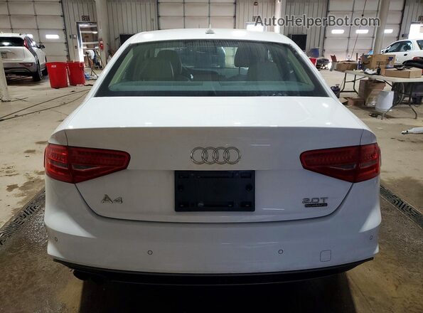 WAUFFAFL9GA004081 2016 AUDI A4 White Rear view