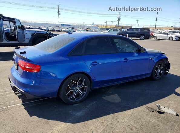 WAUFFAFLXGA009824 2016 AUDI A4 Синий Задняя правая четверть