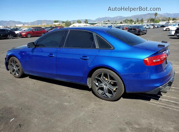 WAUFFAFLXGA009824 2016 AUDI A4 Синий Задняя левая четверть