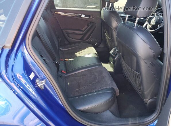 WAUFFAFLXGA009824 2016 AUDI A4 Синий Вид задних сидений