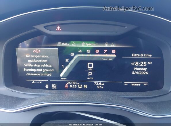 WAUFFBF29NN035351 2022 AUDI S6 Gray უკანა სავარძლების ხედი