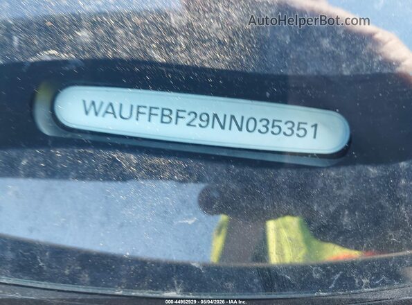 WAUFFBF29NN035351 2022 AUDI S6 Gray 