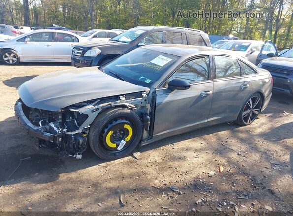 WAUFFBF29NN035351 2022 AUDI S6 Gray სალონის 360-გრადუსიანი ხედი