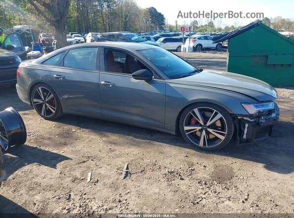 WAUFFBF29NN035351 2022 AUDI S6 Gray უკანა სალონის ხედი