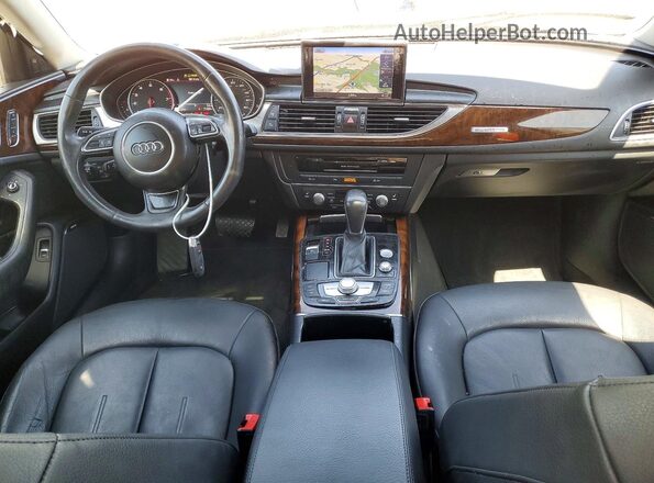 WAUG3AFC2JN052888 2018 AUDI A6 Silver წინა პანელის ხედი