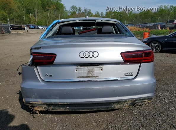 WAUG3AFC2JN052888 2018 AUDI A6 Silver უკანა ხედი