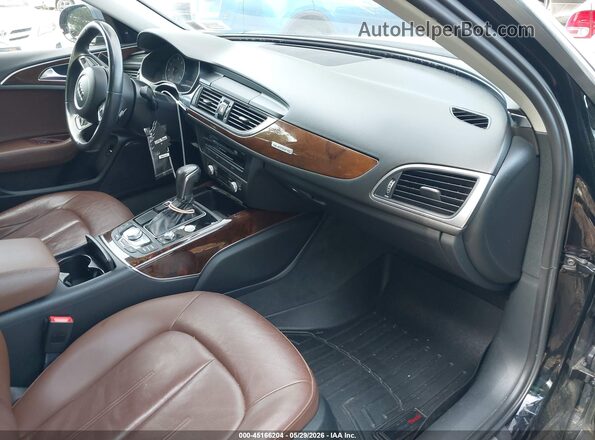 WAUG3AFC7JN000527 2018 AUDI A6 Black Вид салону спереду
