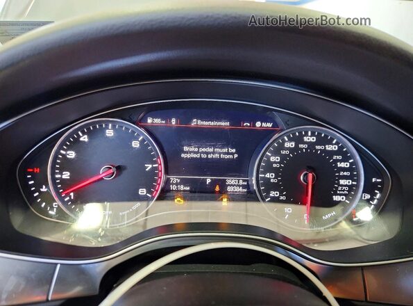 WAUG8AFC0HN119239 2017 AUDI A6 Gray Սարքավորումների վահանակի տեսք