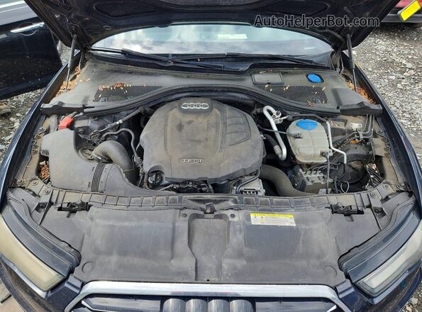 WAUG8AFC0HN122951 2017 AUDI A6 Blue Вид задньої частини салону