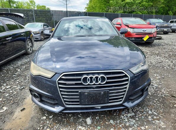 WAUG8AFC0HN122951 2017 AUDI A6 Blue Вид спереду