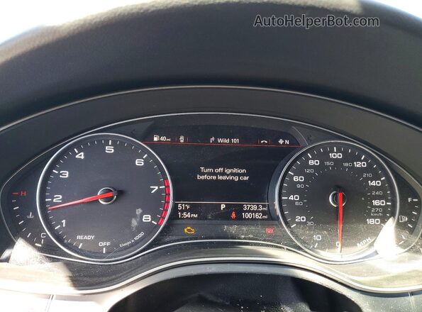 WAUG8AFC2HN002830 2017 AUDI A6 Black Vista del cuadro de instrumentos