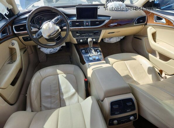 WAUG8AFC2HN039845 2017 AUDI A6 Blue Widok deski rozdzielczej