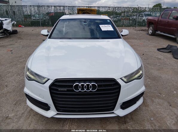 WAUG8AFC9JN010817 2018 AUDI A6 White ხელსაწყოთა პანელის ხედი