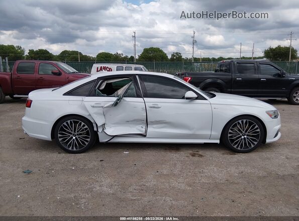 WAUG8AFC9JN010817 2018 AUDI A6 White უკანა სალონის ხედი