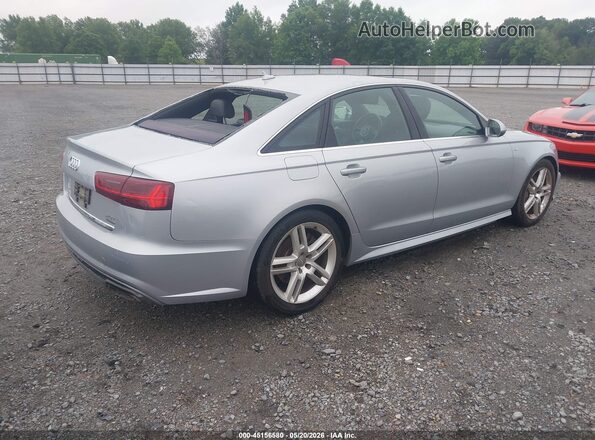 WAUGFAFC0GN012941 2016 AUDI A6 Silver Задня права чверть