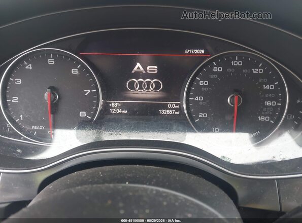 WAUGFAFC0GN012941 2016 AUDI A6 Silver Вид задніх сидінь