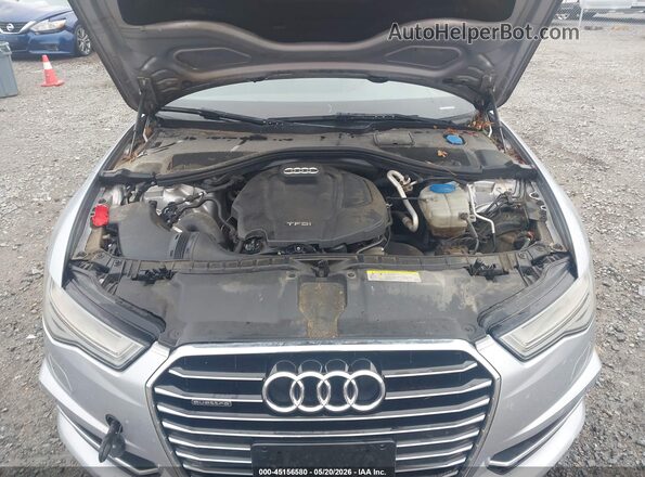WAUGFAFC0GN012941 2016 AUDI A6 Silver Вид ззаду