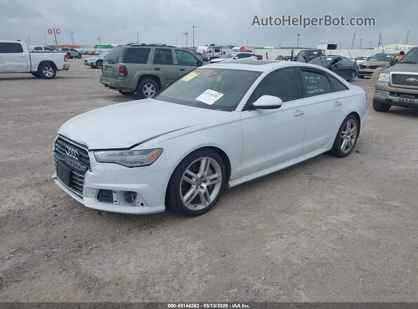 WAUGFAFC0GN038116 2016 AUDI A6 White Vista tres cuartos delantera izquierda