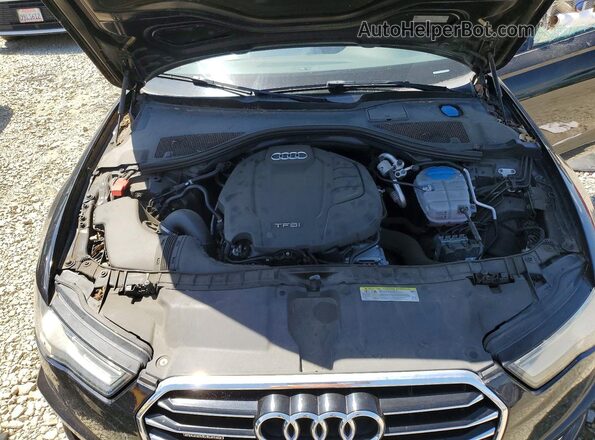 WAUGFAFC5GN006035 2016 AUDI A6 Black Widok wnętrza z tyłu