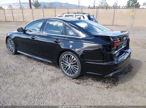 WAUGFAFC5GN052433 2016 AUDI A6 Black Tył lewy
