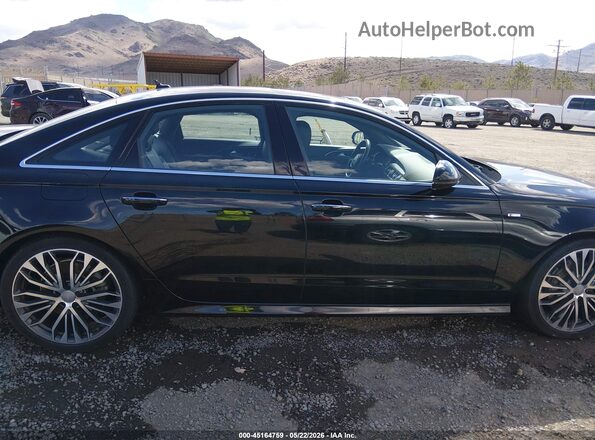 WAUGFAFC5GN052433 2016 AUDI A6 Black Widok wnętrza z tyłu