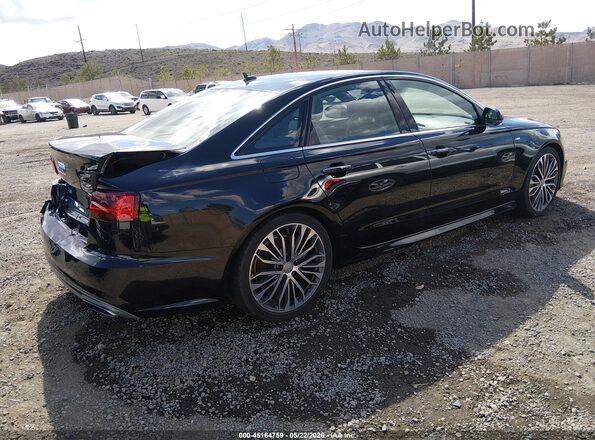 WAUGFAFC5GN052433 2016 AUDI A6 Black Tył prawy