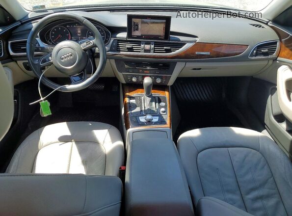 WAUGFAFC5GN098084 2016 AUDI A6 Silver Vista del salpicadero