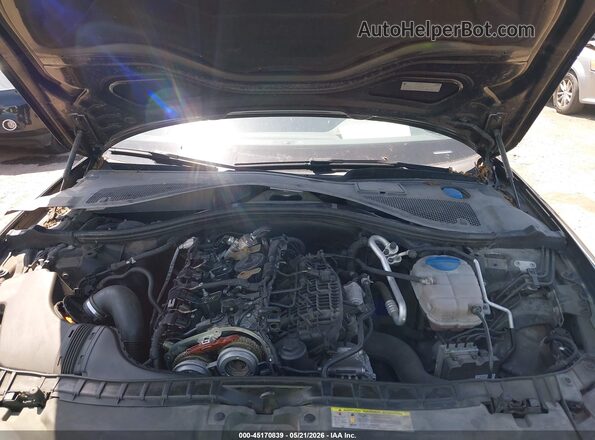 WAUGFAFC6GN042171 2016 AUDI A6 Black Вид ззаду