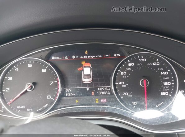 WAUGFAFC6GN068009 2016 AUDI A6 Silver უკანა სავარძლების ხედი