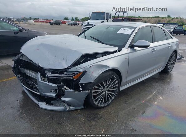 WAUGFAFC6GN068009 2016 AUDI A6 Silver წინა მარცხენა ხედი სამი მეოთხედიდან
