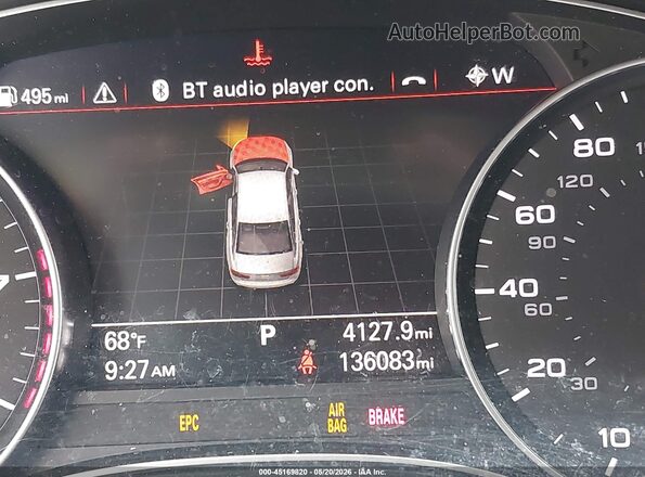 WAUGFAFC6GN068009 2016 AUDI A6 Silver 