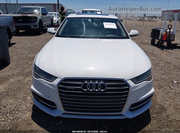 WAUGFAFC9GN131782 2016 AUDI A6 White Вид щитка приладів