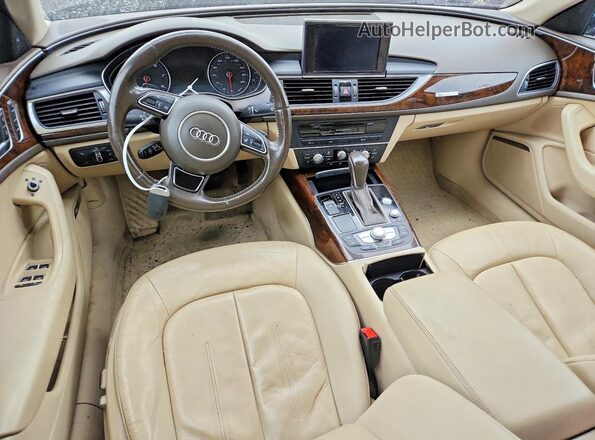 WAUGFAFCXGN050046 2016 AUDI A6 Black Вид панелі приладів