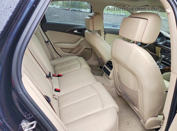 WAUGFAFCXGN050046 2016 AUDI A6 Black Вид задніх сидінь