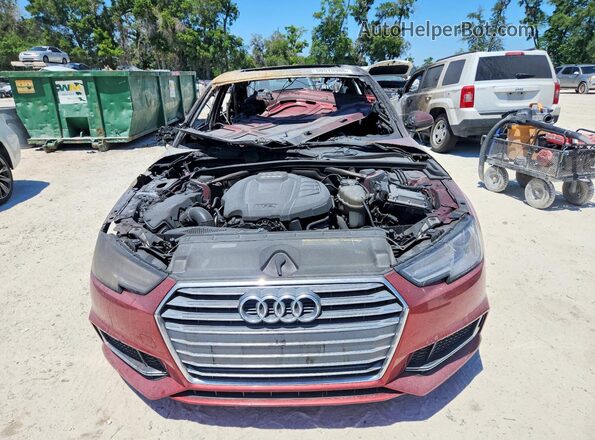 WAUGMAF40KA067579 2019 AUDI A4 Burgundy Դիմացի տեսք