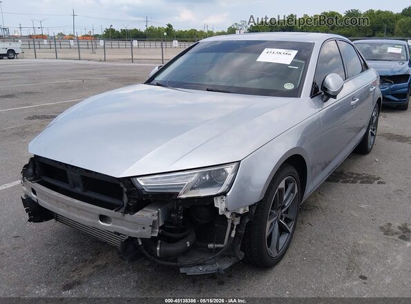 WAUGMAF41KA119723 2019 AUDI A4 Silver Vista tres cuartos delantera izquierda