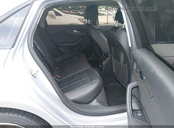 WAUGMAF41KA119723 2019 AUDI A4 Silver Vista de la etiqueta del VIN