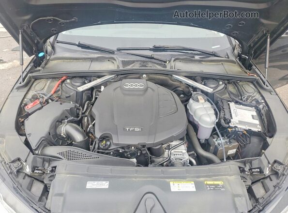 WAUGMAF41LA038738 2020 AUDI A4 Black Вид задньої частини салону
