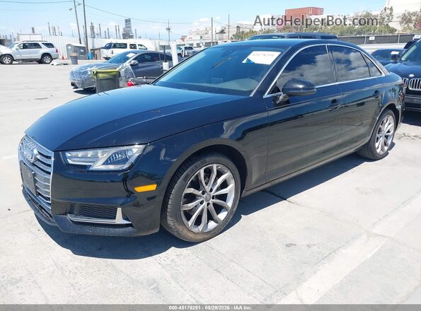 WAUGMAF42KN002449 2019 AUDI A4 Черный Передняя левая четверть