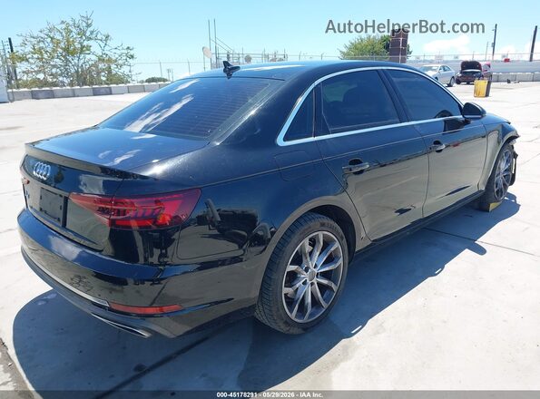 WAUGMAF42KN002449 2019 AUDI A4 Черный Задняя правая четверть