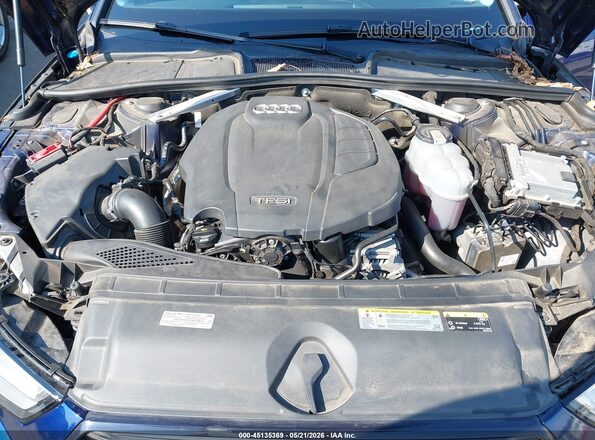 WAUGMAF43KN016604 2019 AUDI A4 Blue Вид ззаду