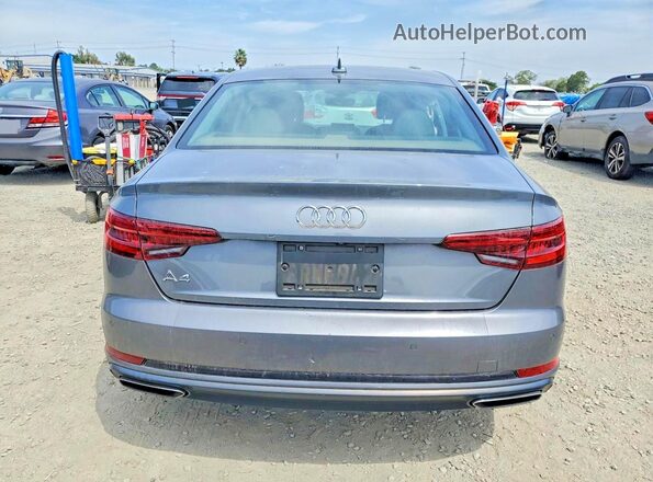 WAUGMAF44KA109820 2019 AUDI A4 Gray Vista trasera