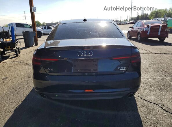 WAUGMAF45HN048267 2017 AUDI A4 Blue Вид ззаду